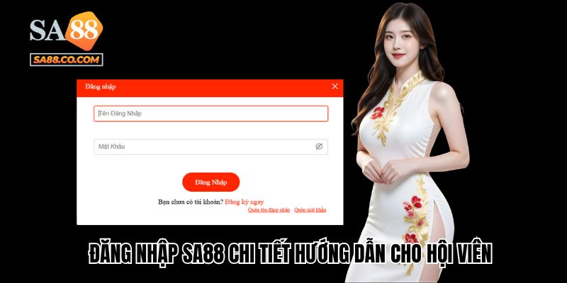 Đăng nhập Sa88 chi tiết hướng dẫn cho hội viên