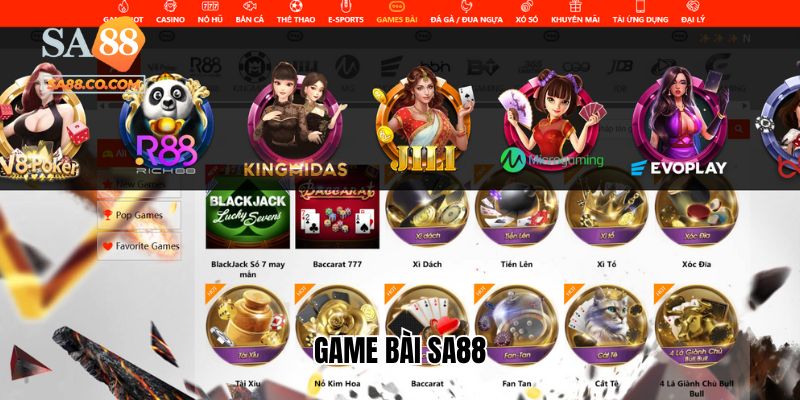 Game Bài Sa88 – Kho Trò Chơi Đầy Màu Sắc