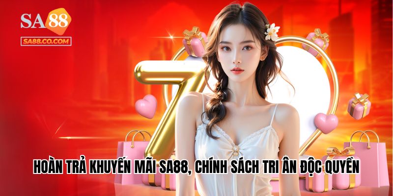 Hoàn trả khuyến mãi Sa88, chính sách tri ân độc quyền